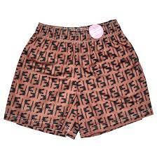 Bravest Studios Fendi Shorts Rust 'Brown/Black'