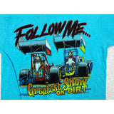 (1988) I'm Gonna Miss My Wife, Sprint Car Dirt Racing Blue T-Shirt