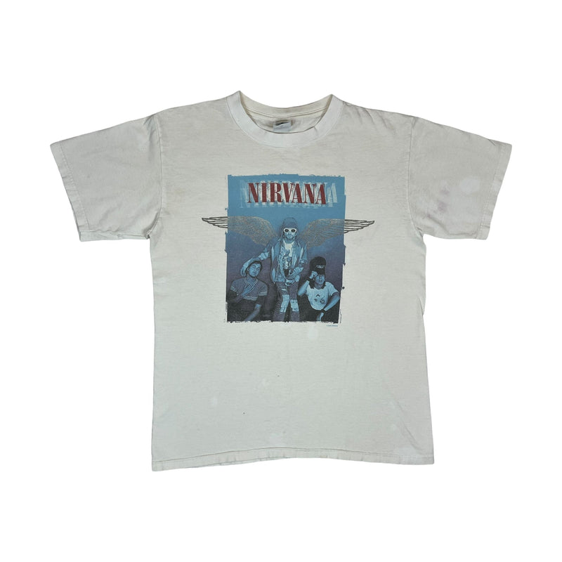 (2004) Nirvana Grunge Trio Kurt Cobain & Dave Grohl T-Shirt