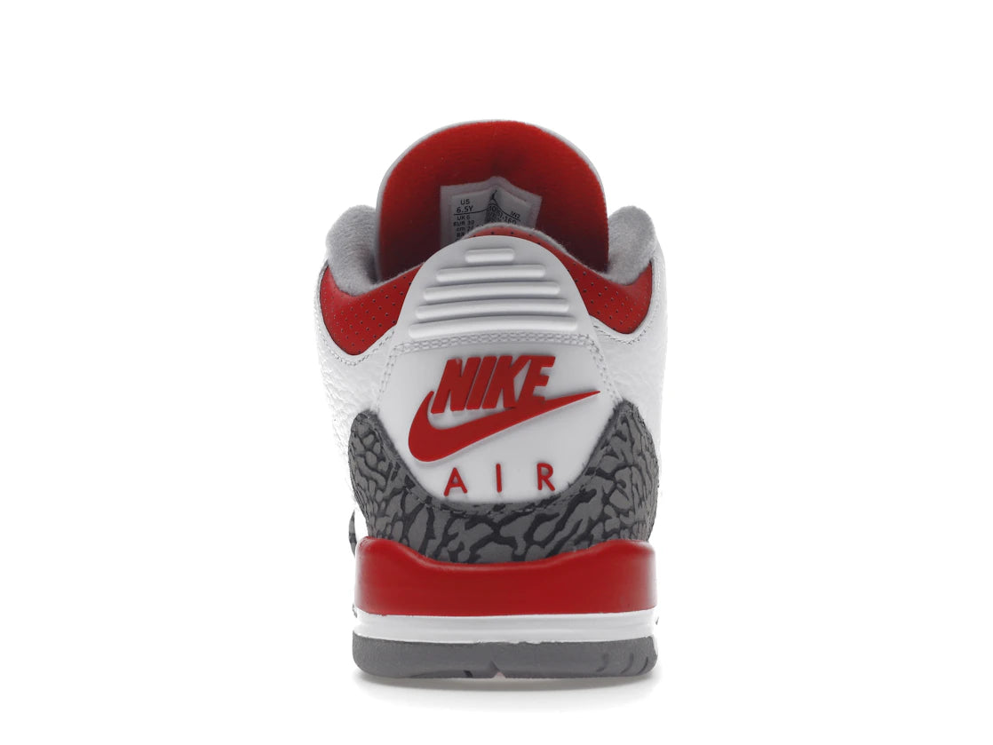 635512 Jordan 3 Retro Fire Red (2022) (GS)