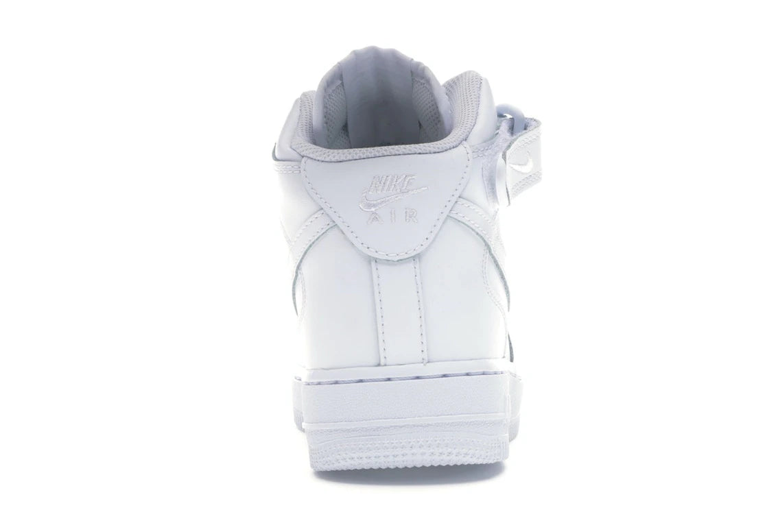 747153 Nike Air Force 1 Mid White (GS)