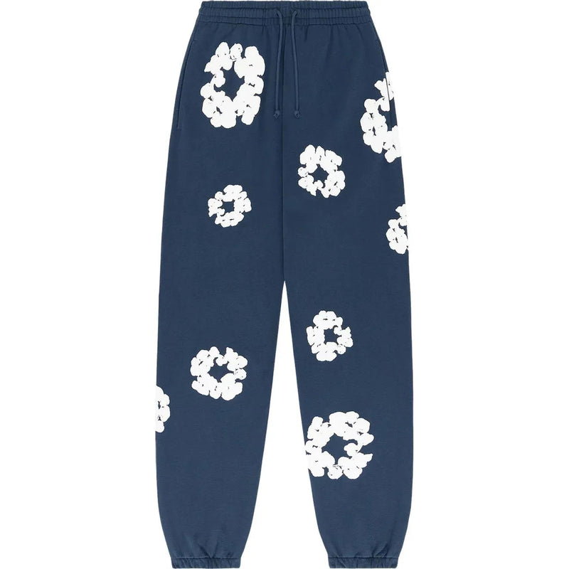 Denim Tears The Cotton Wreath Sweatpants 'Navy'