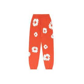 Denim Tears The Cotton Wreath Sweatpants 'Orange'