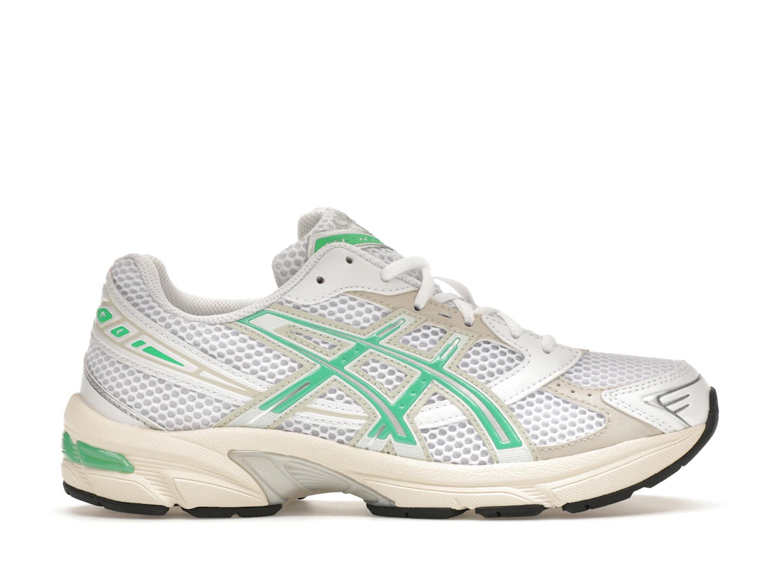 436607 ASICS Gel-1130 White Malachite Green Off White Midsole (Women's)