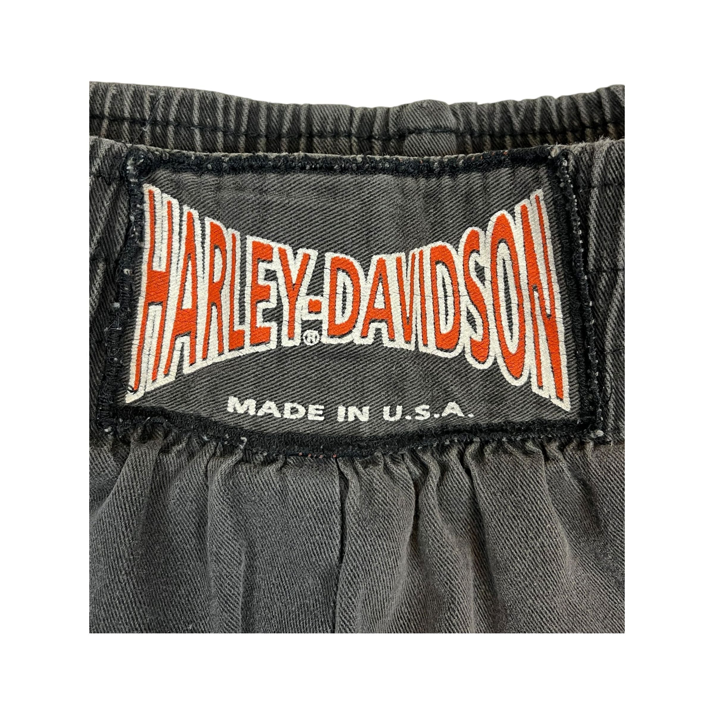 256509 (90s) Harley Davidson Women's Shorts w/ Pockets