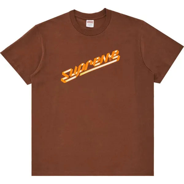 Supreme Banner Tee 'Brown'