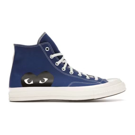 Converse Chuck Taylor All Star 70 Hi Comme des Garcons PLAY Blue Quartz