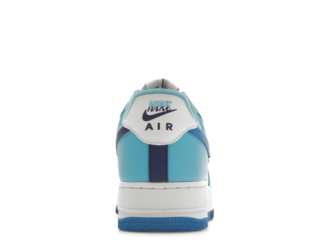 SP7927 Nike Air Force 1 Low '07 LV8 Split Light Photo Blue Deep Royal