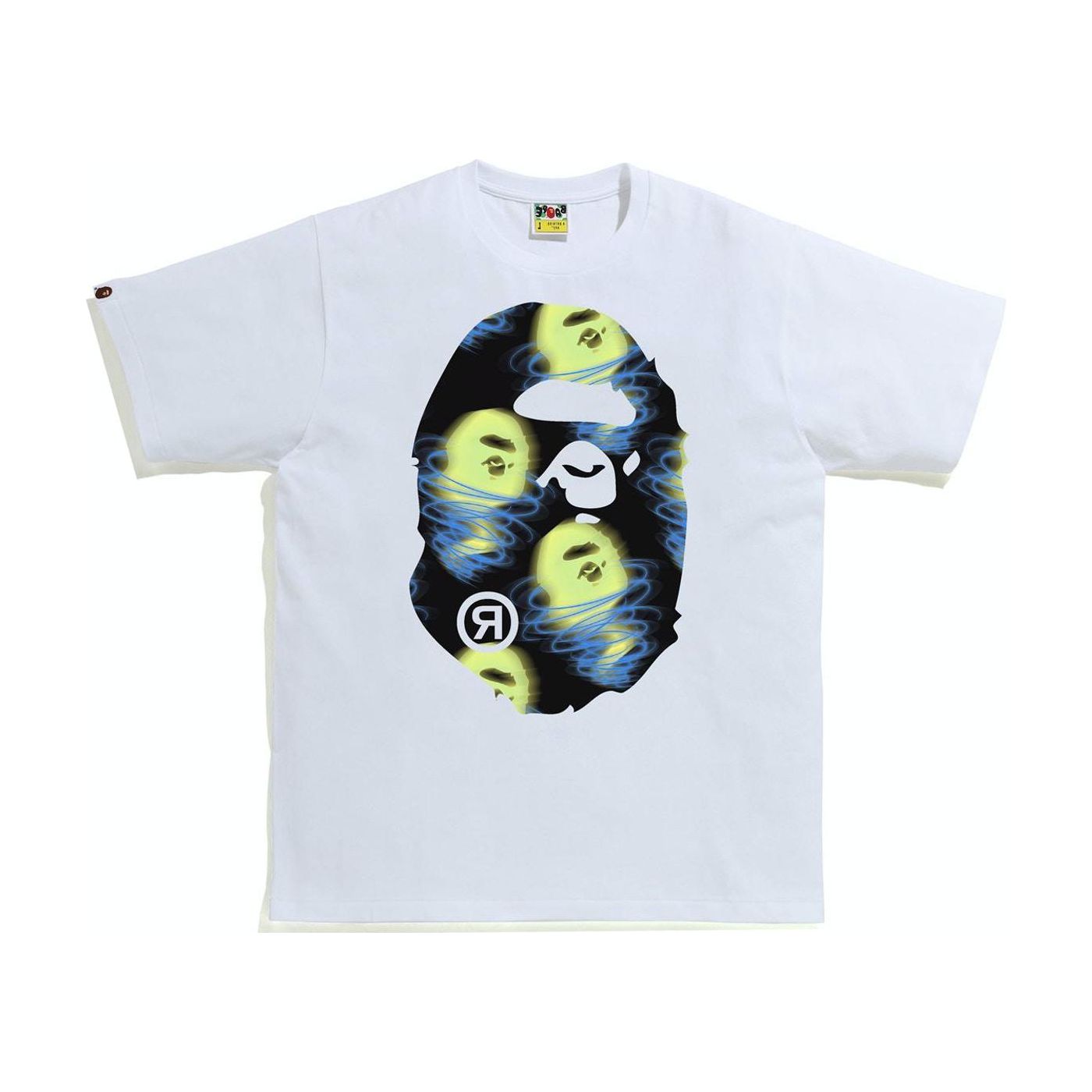 272852 BAPE Storm Big Ape Head Tee 'White'