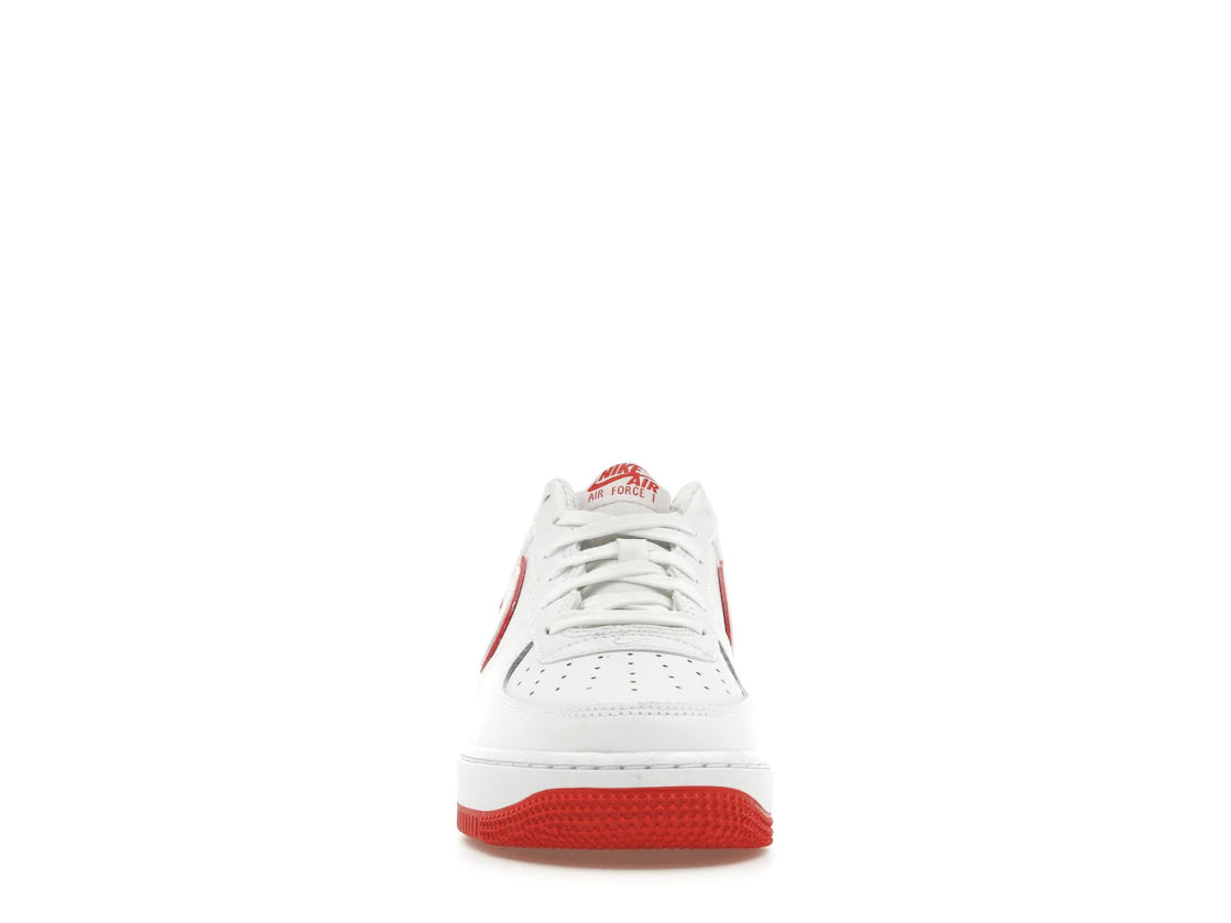 273174 Nike Air Force 1 Low White Picante Red (GS)
