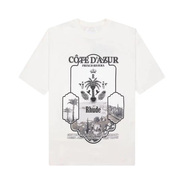 Rhude Azur Mirror Tee 'Vintage White'