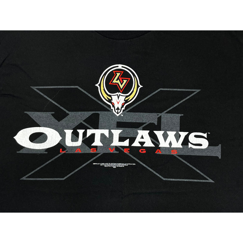 (2000) XFL Las Vegas Outlaws Dwayne Johnson Football League T-Shirt