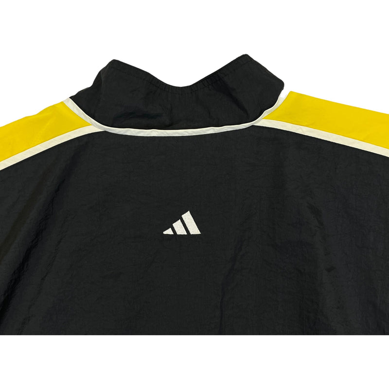 (90s) Adidas Yellow/Black Vtg Colorblock Windbreaker