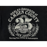 (90s) Harley Davidson Camden County 25th Anniversary 1995 T-Shirt