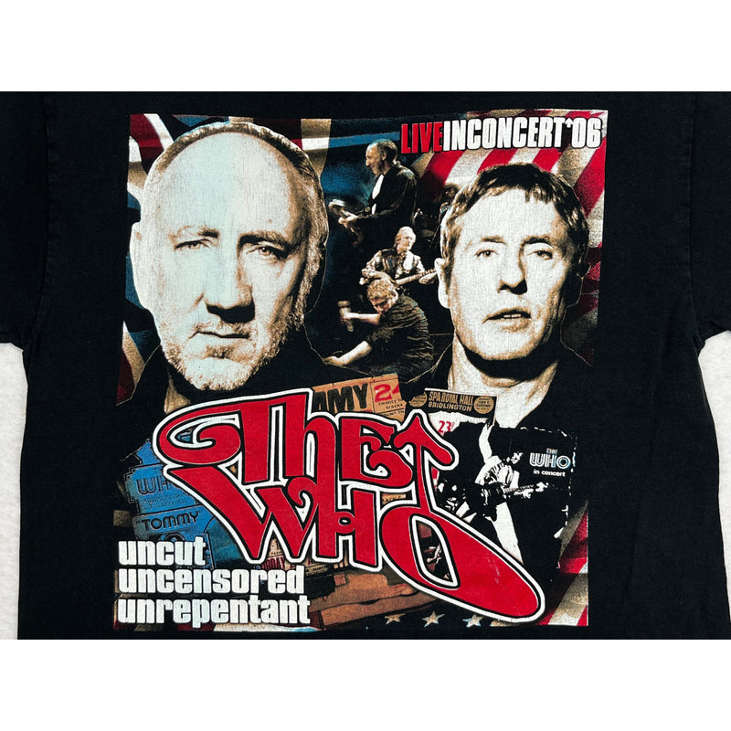 (2006) The Who 'uncut uncensored unrepentant Concert T-Shirt