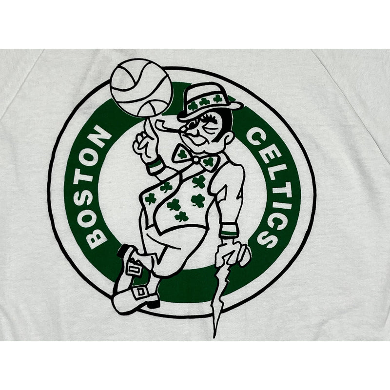 (80s) Boston Celtics NBA White Crewneck