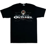 (2000) XFL Las Vegas Outlaws Dwayne Johnson Football League T-Shirt