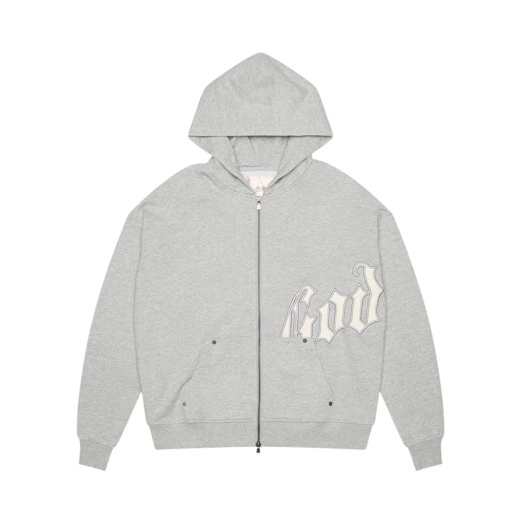 SP1900 Godspeed OG Logo V2 Hoodie Heather Grey