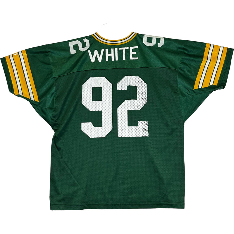 REGGIE WHITE GREEN BAY PACKERS VINTAGE 1990'S WILSON JERSEY