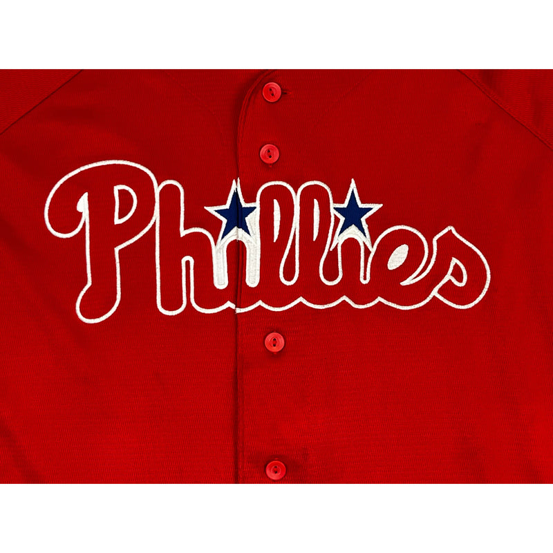 (00s) Ryan Howard Philadelphia Phillies Majestic Red Jersey