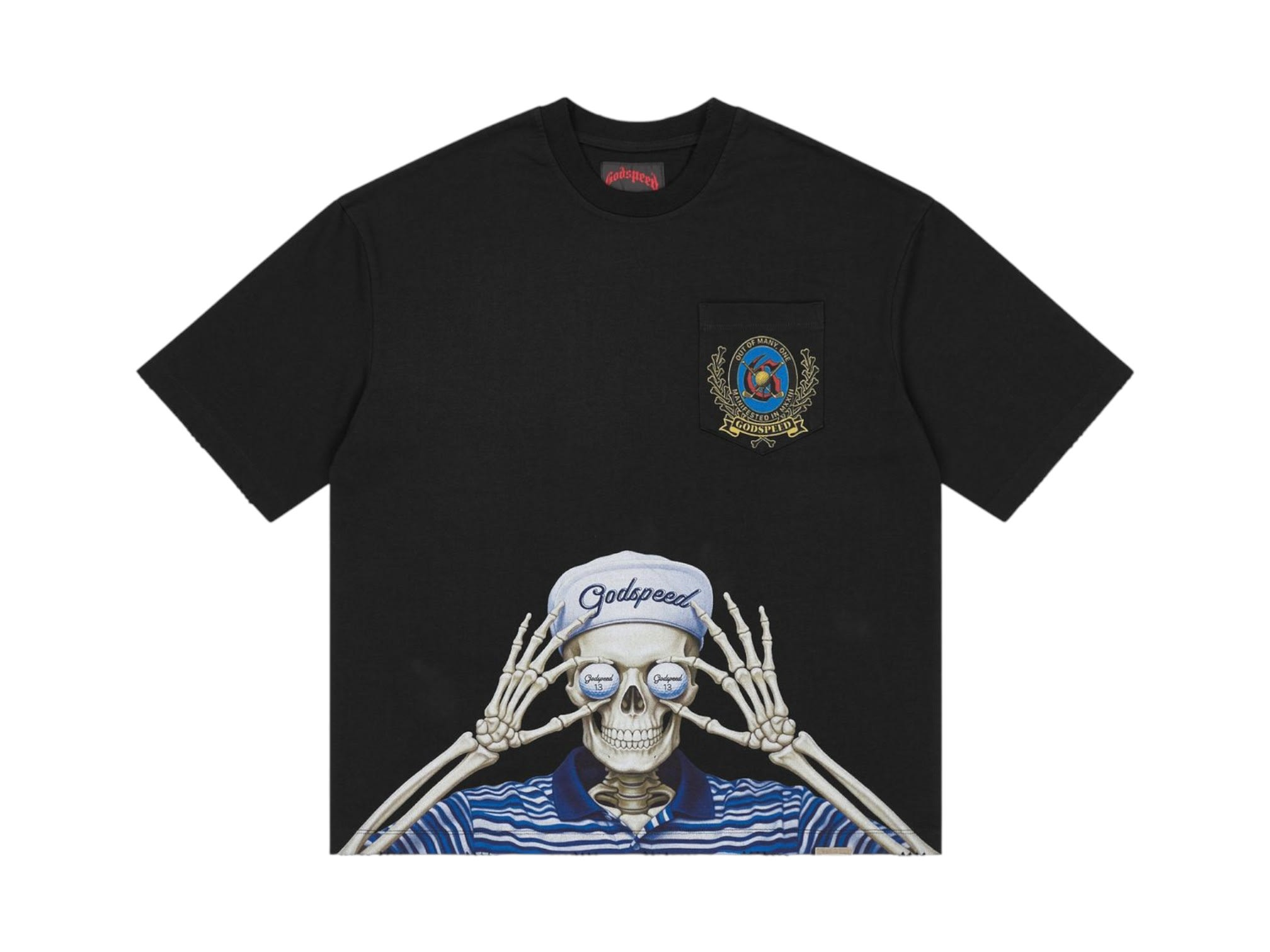 SP15685 Godspeed Golf Days Pocket T-Shirt Black
