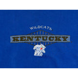 (90s) Kentucky Wildcats Starter Embroidered NCAA Blue Crewneck