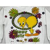 (90s) Tweety Bird Looney Tunes Mirror Crewneck