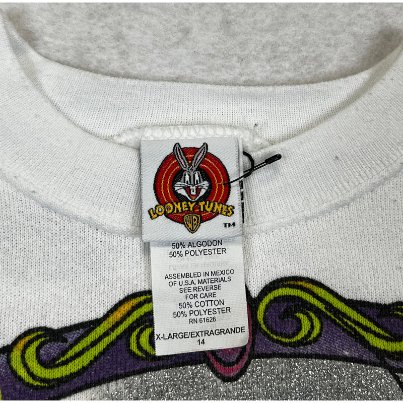 (90s) Tweety Bird Looney Tunes Mirror Crewneck