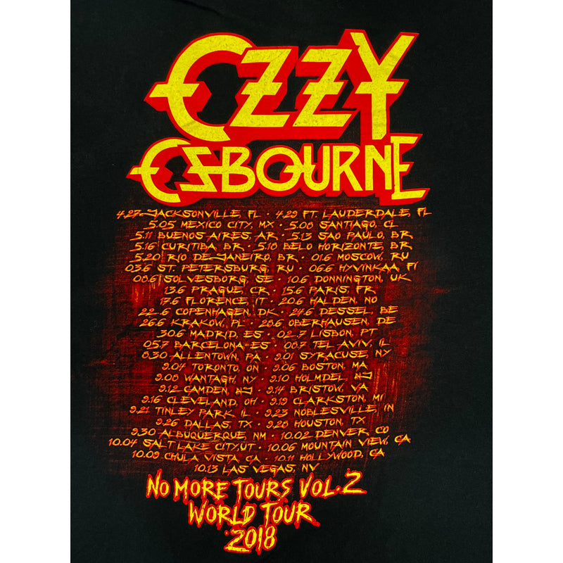 (2018) Ozzy Osbourne No More Tours Vol. 2 World Tour Concert T-Shirt