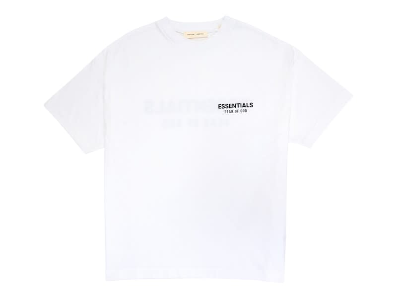 SP13806 Fear of God Essentials Classic T-Shirt Bright White