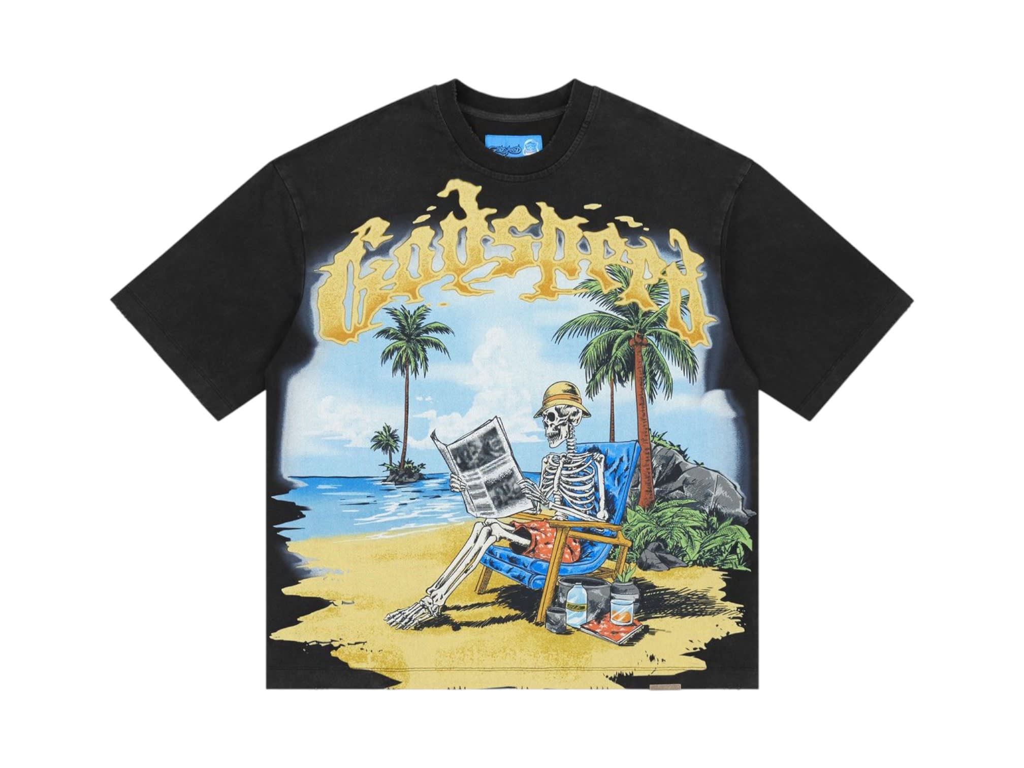SP15624 Godspeed Skeleton Beach II T-Shirt NG Black