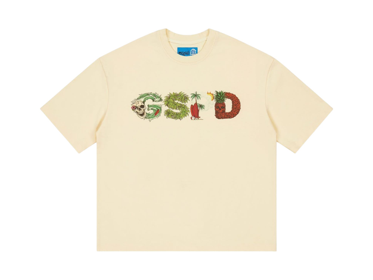 SP10586 Godspeed Surfs Up T-Shirt Bone
