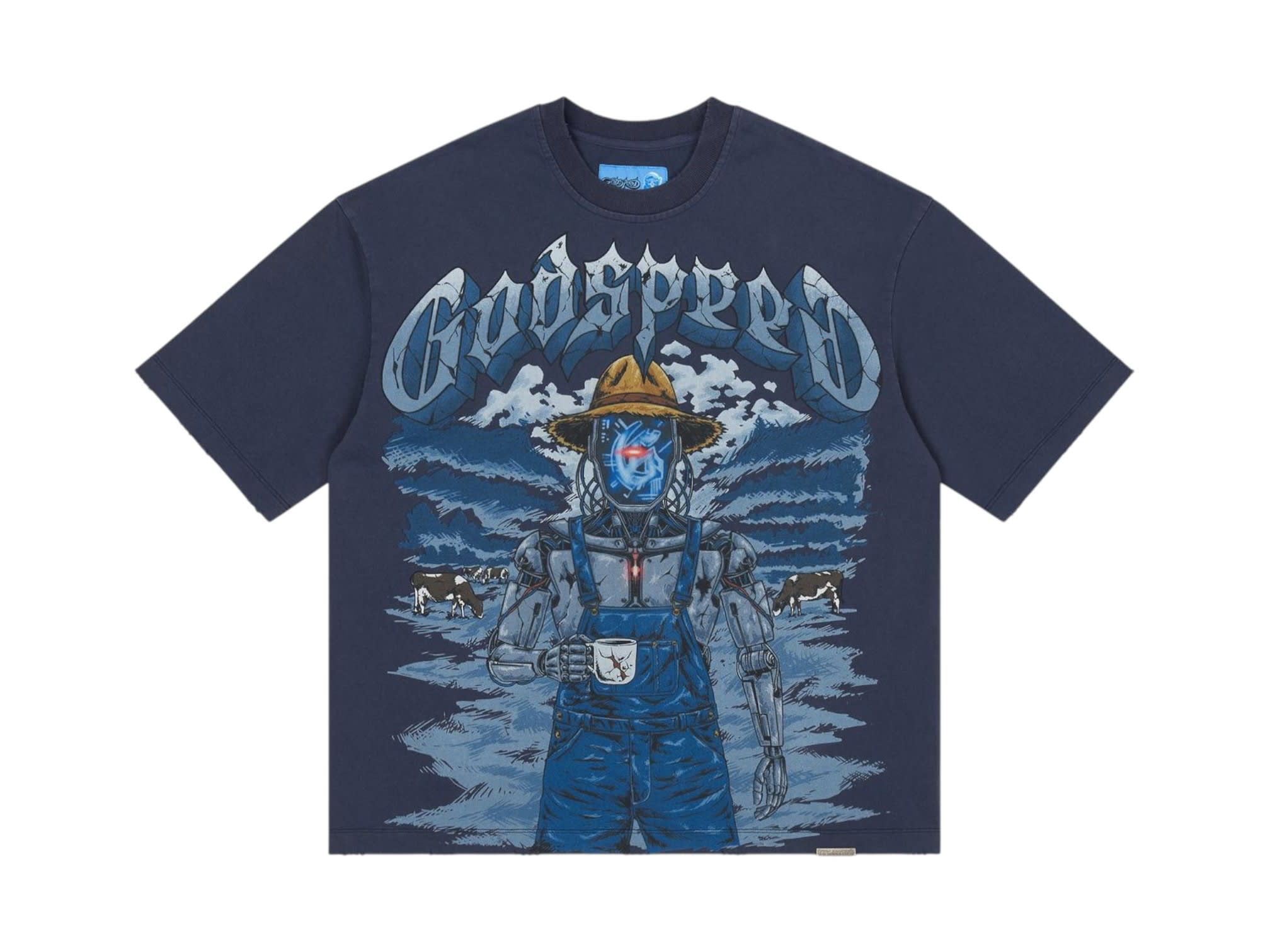 Godspeed Aura Farm II NG T-Shirt Navy