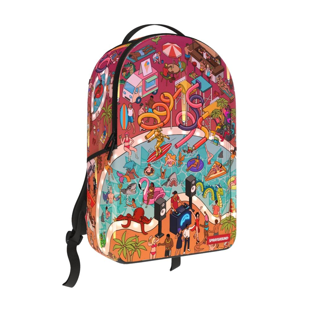 SP4481 Sprayground The Party Don’t Shark Backpack Pink