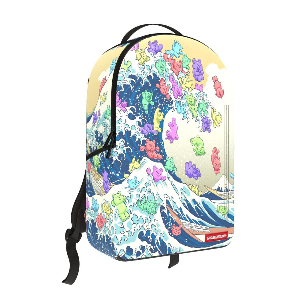 SP4493 Sprayground Bear Wave Backpack White