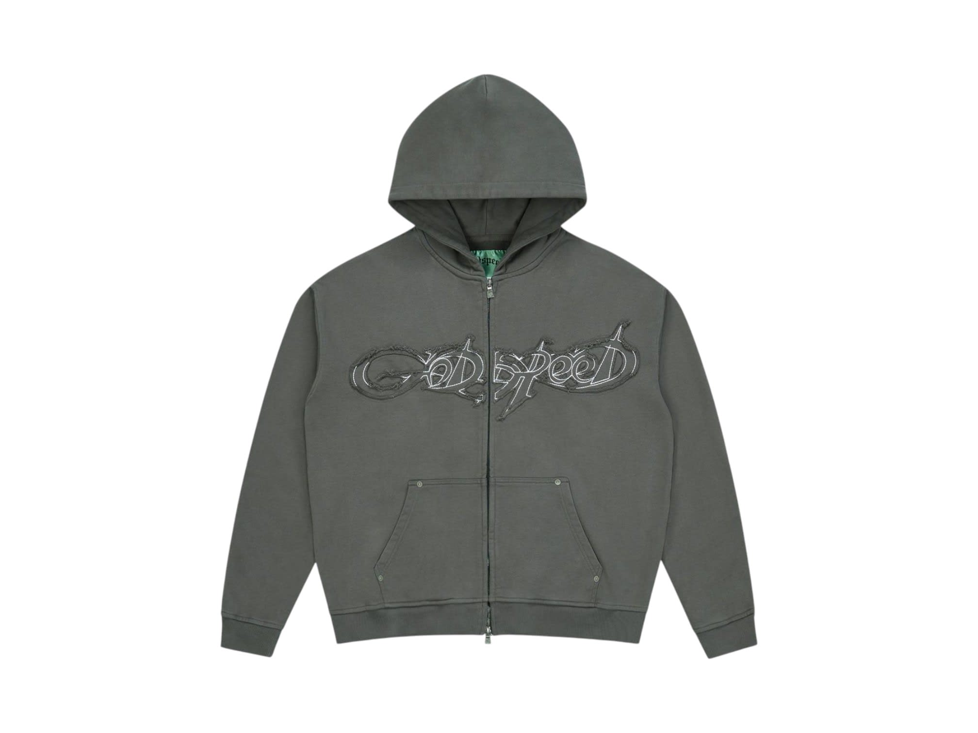SP281 Godspeed Raw Import Hoodie Grey
