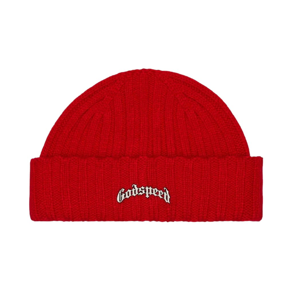 SP248 Godspeed Og Logo Emblem Beanie Red