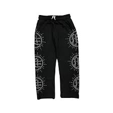 SP3300 Mixed Emotion ‘Eclipse’ Black Rhinestone Sweatpants