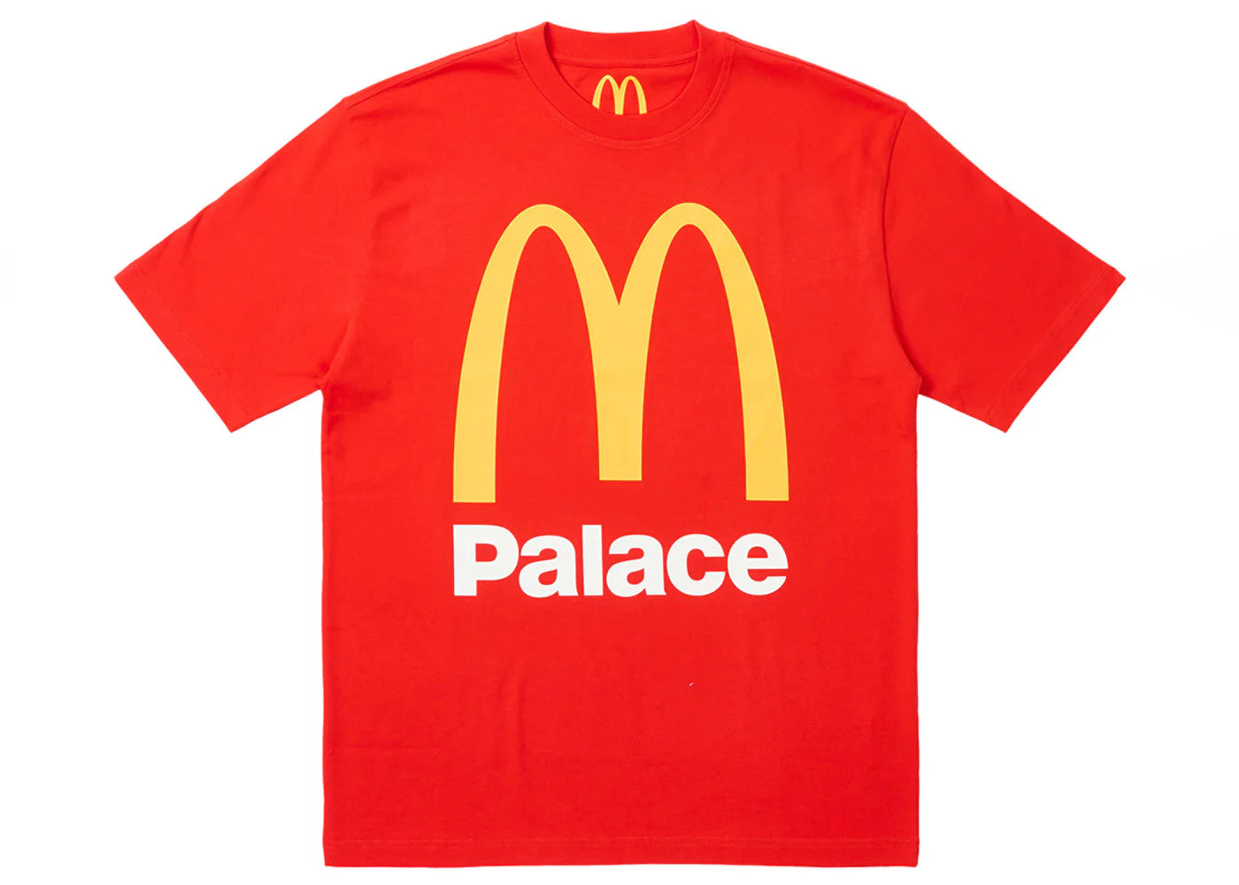 702959 Palace x McDonald's Logo T-shirt Red