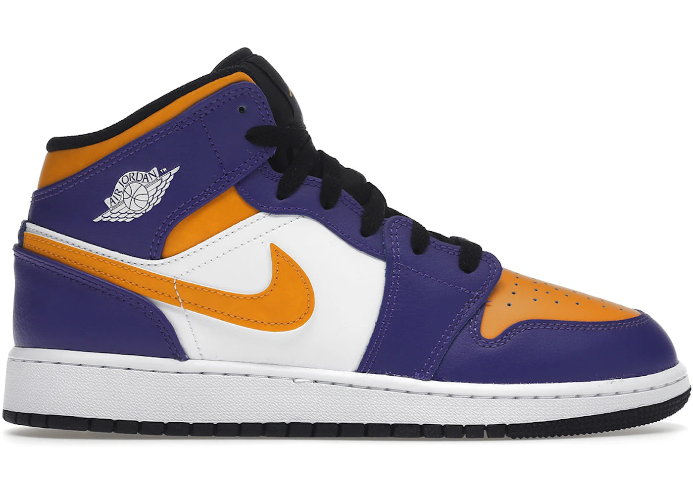 814397 Jordan 1 Mid Lakers (2022) (GS)