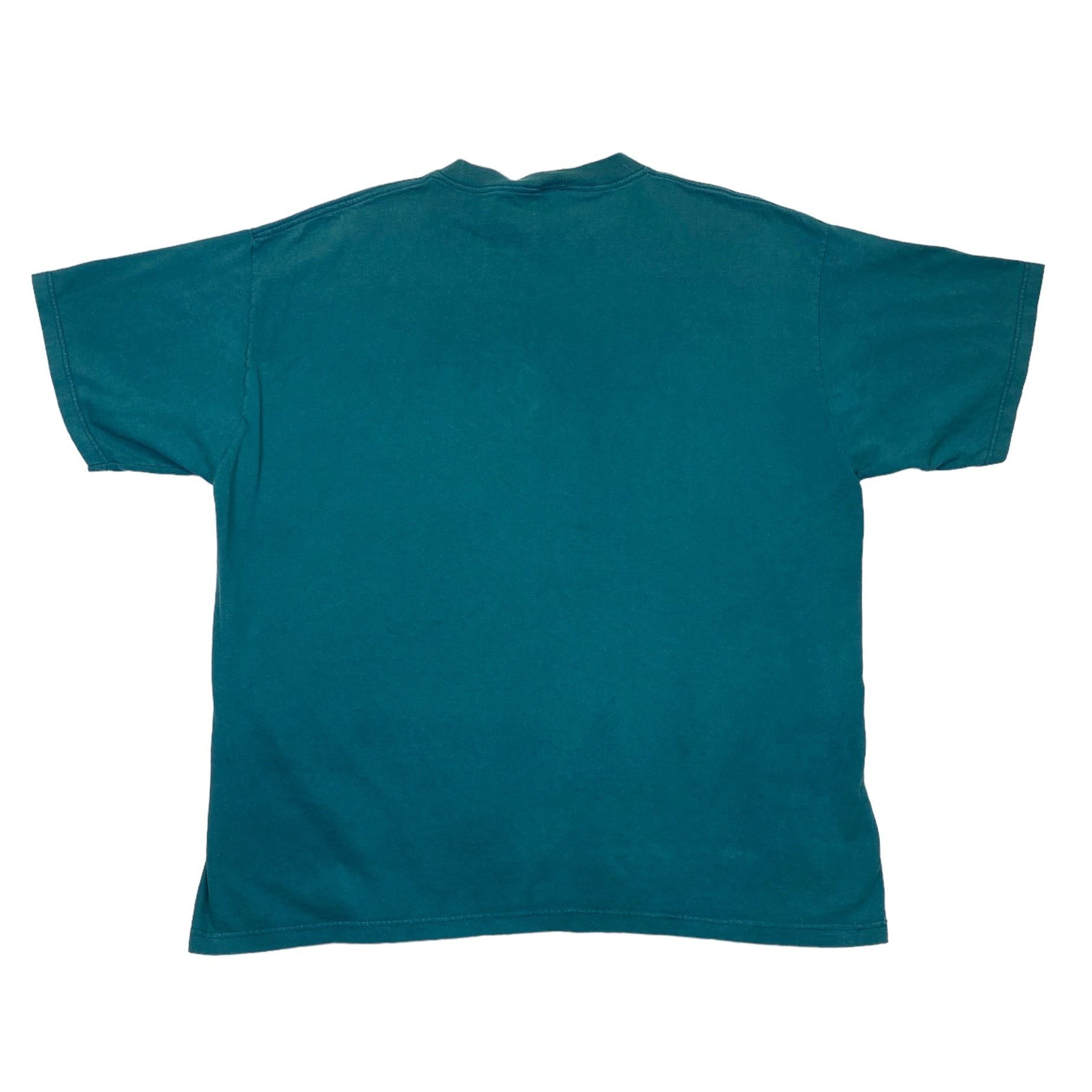 275703 (2000) New York Yankees Logo 7 Rare Color Green MLB T-Shirt