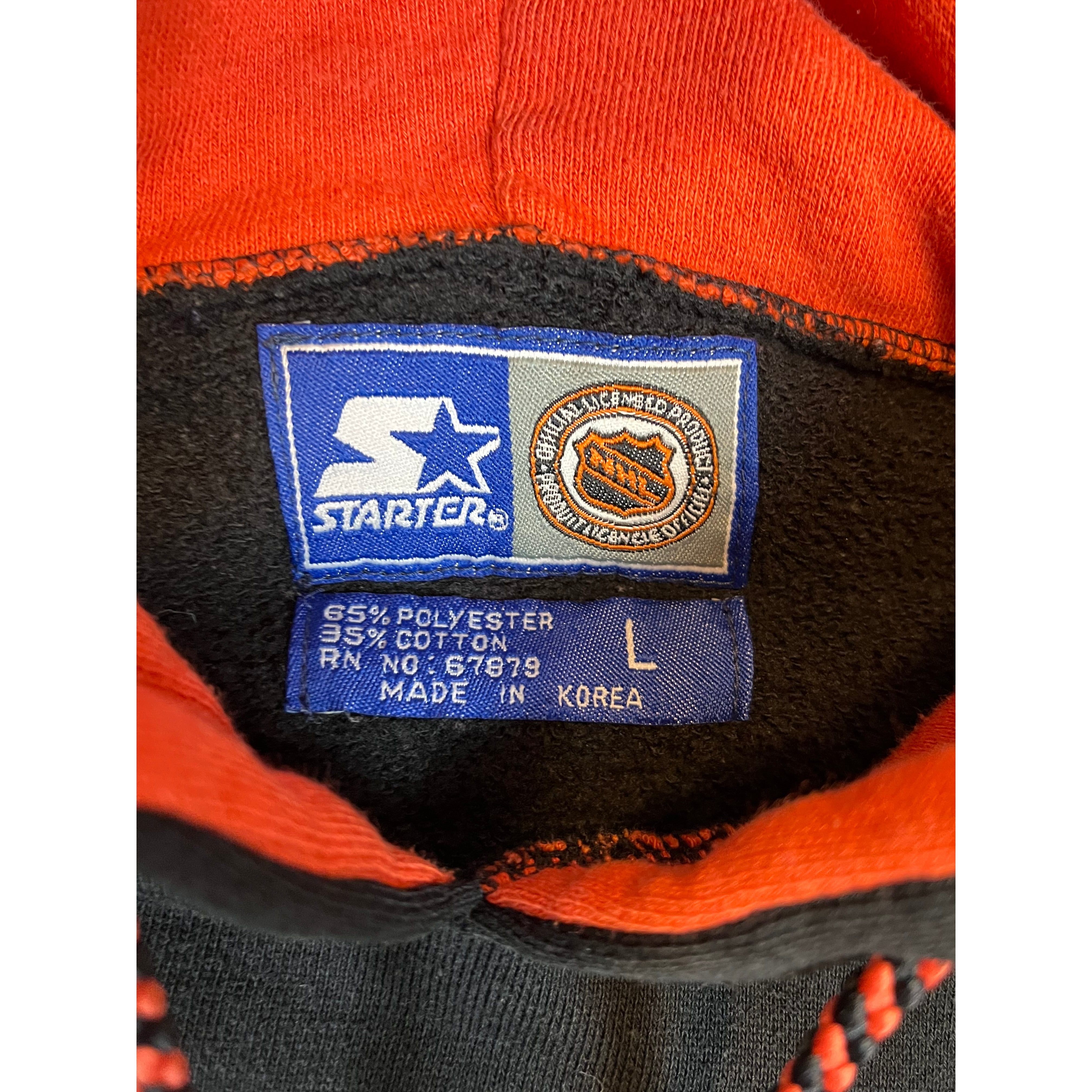 264705 (90s) Philadelphia Flyers NHL Starter Script Hoodie