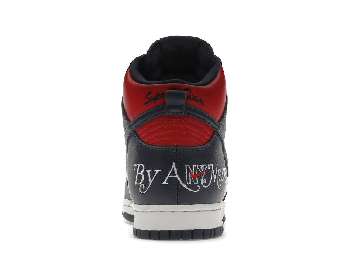 SP12484 Supreme x Dunk High SB 'By Any Means - Red Navy'