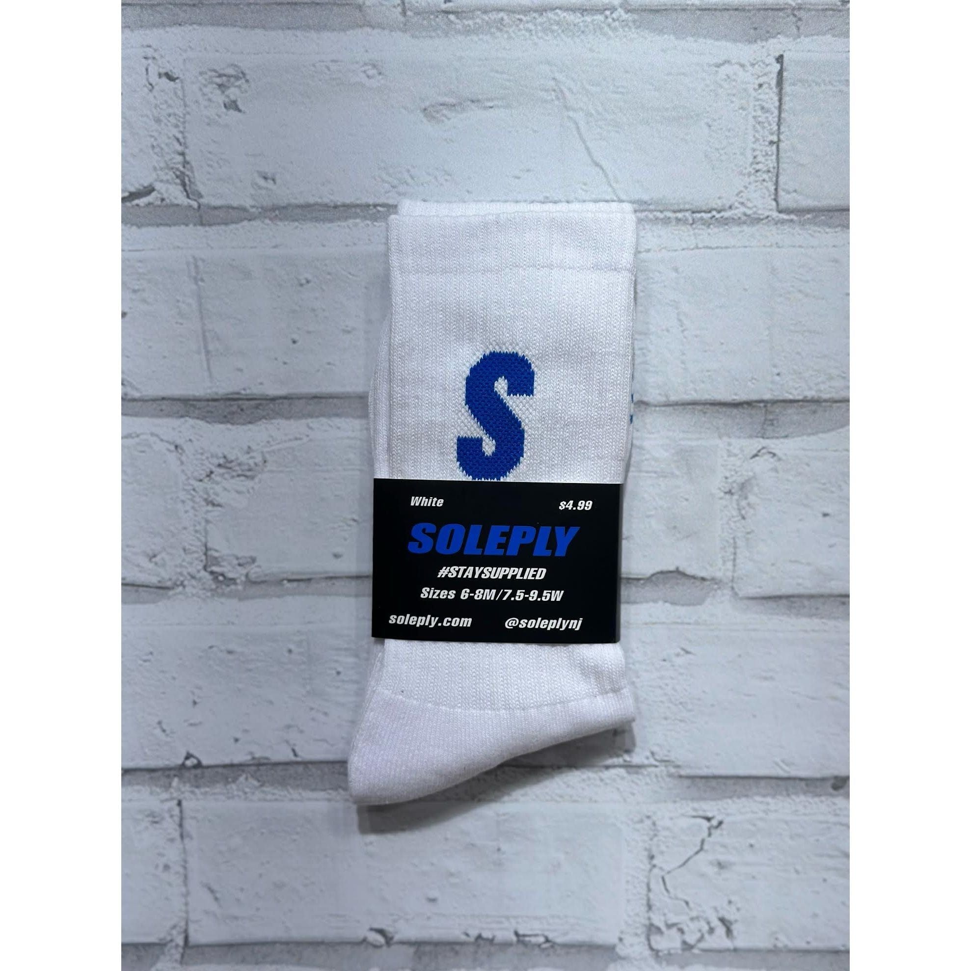 [276859] Soleply Socks - White