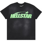 Hellstar Classic T-Shirt (Gel Print) 'Black/Green'