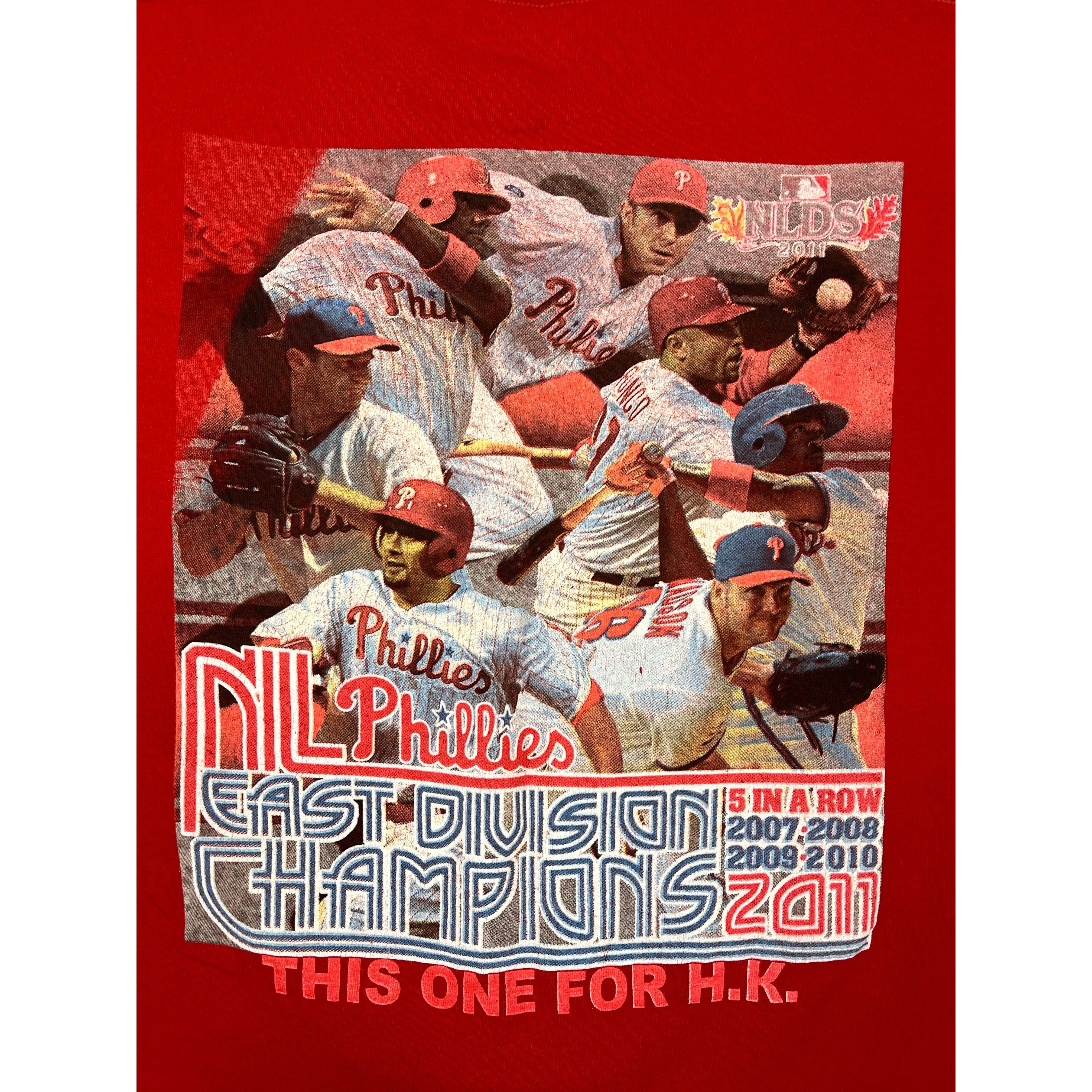 264718 (2011) Philadelphia Phillies NL East Champs Parking Lot T-Shirt