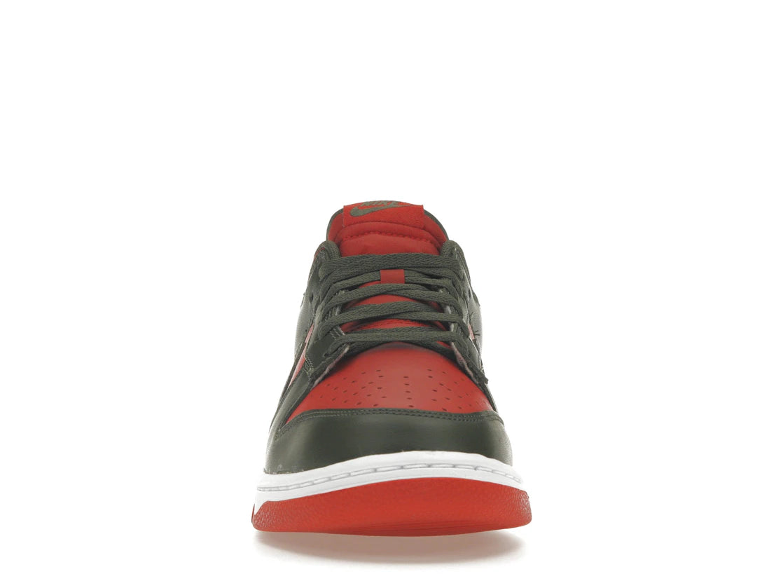 269328 Nike Dunk Low Mystic Red Cargo Khaki