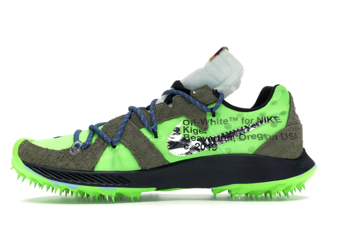 580917 Nike Zoom Terra Kiger 5 OFF-WHITE Electric Green (Women's)
