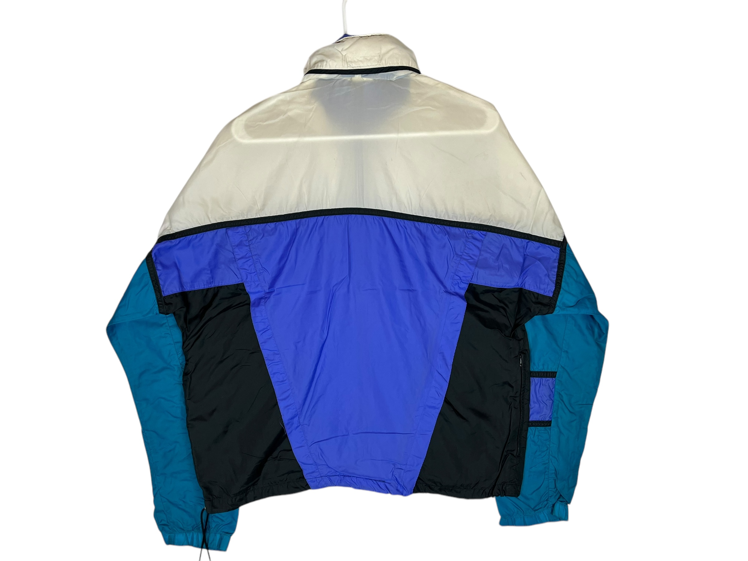 374769 (80s) Nike Aquaberry Colorblock Hooded Windbreaker