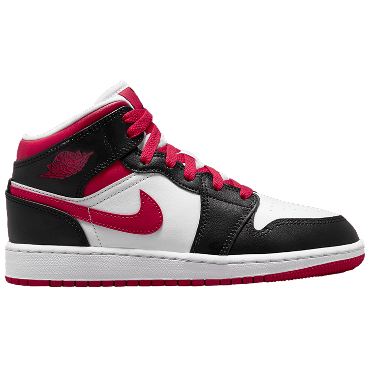 Air Jordan 1 Mid GS 'White Very Berry'